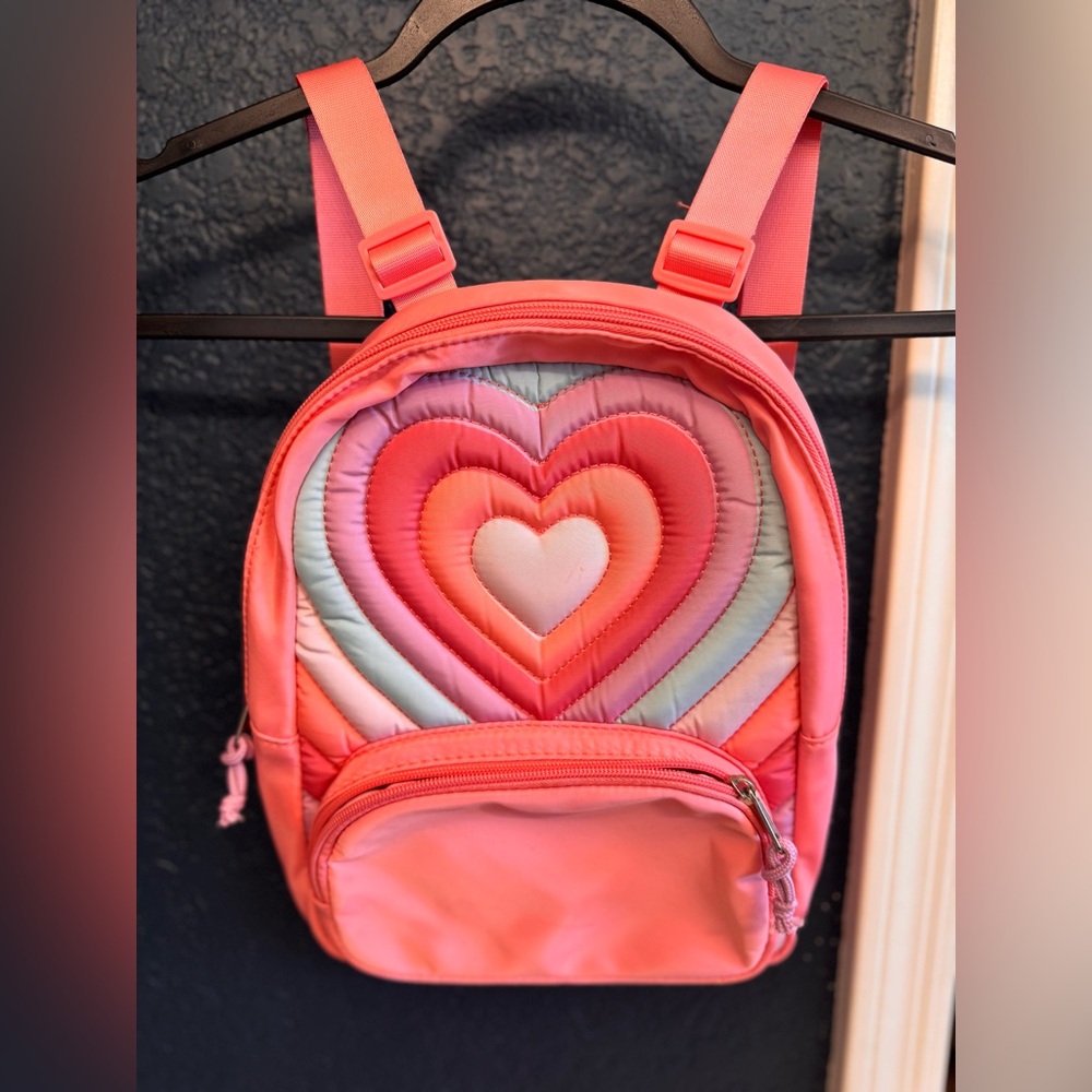 Cat & Jack Multicolor Heart Backpack